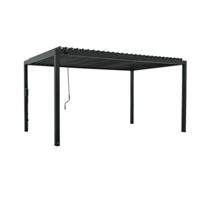 Backyard Discovery Sarasota Galvanized Steel Louvered Pergola